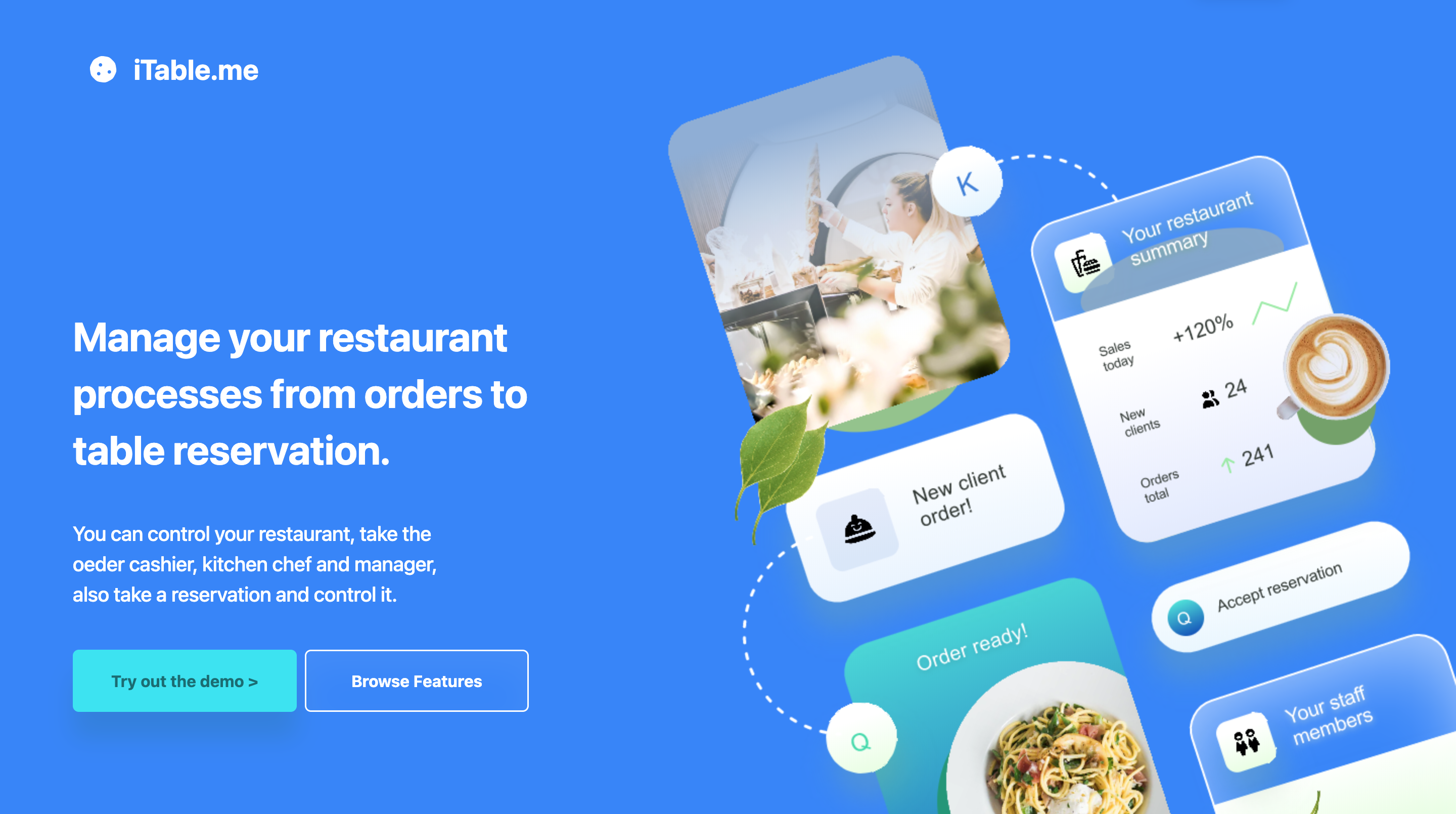 iTable website preview image